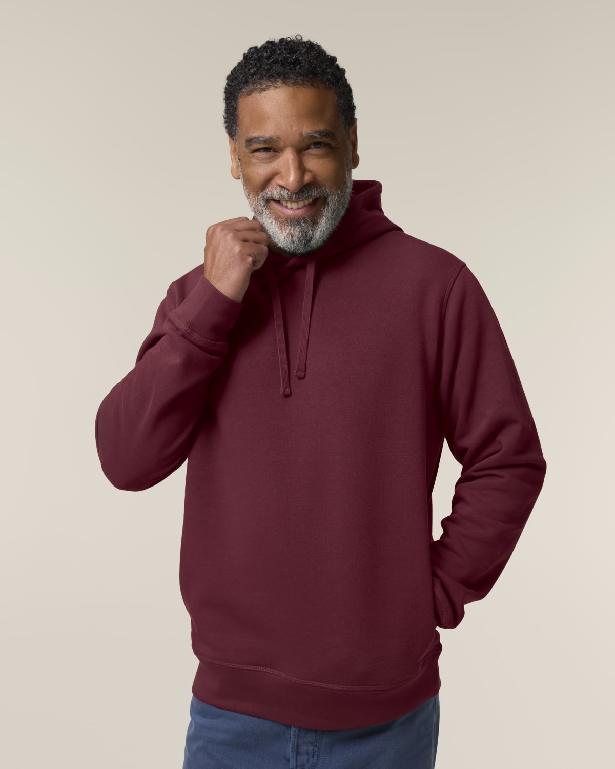 Stanley Stella Sounder in Burgundy – Modellansicht
