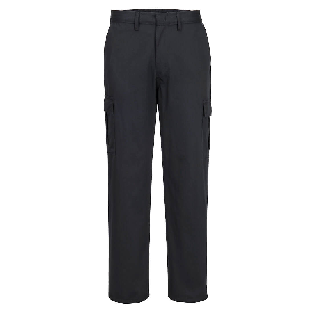 Portwest Anti-Static ESD Trousers in Schwarz – Vorderansicht