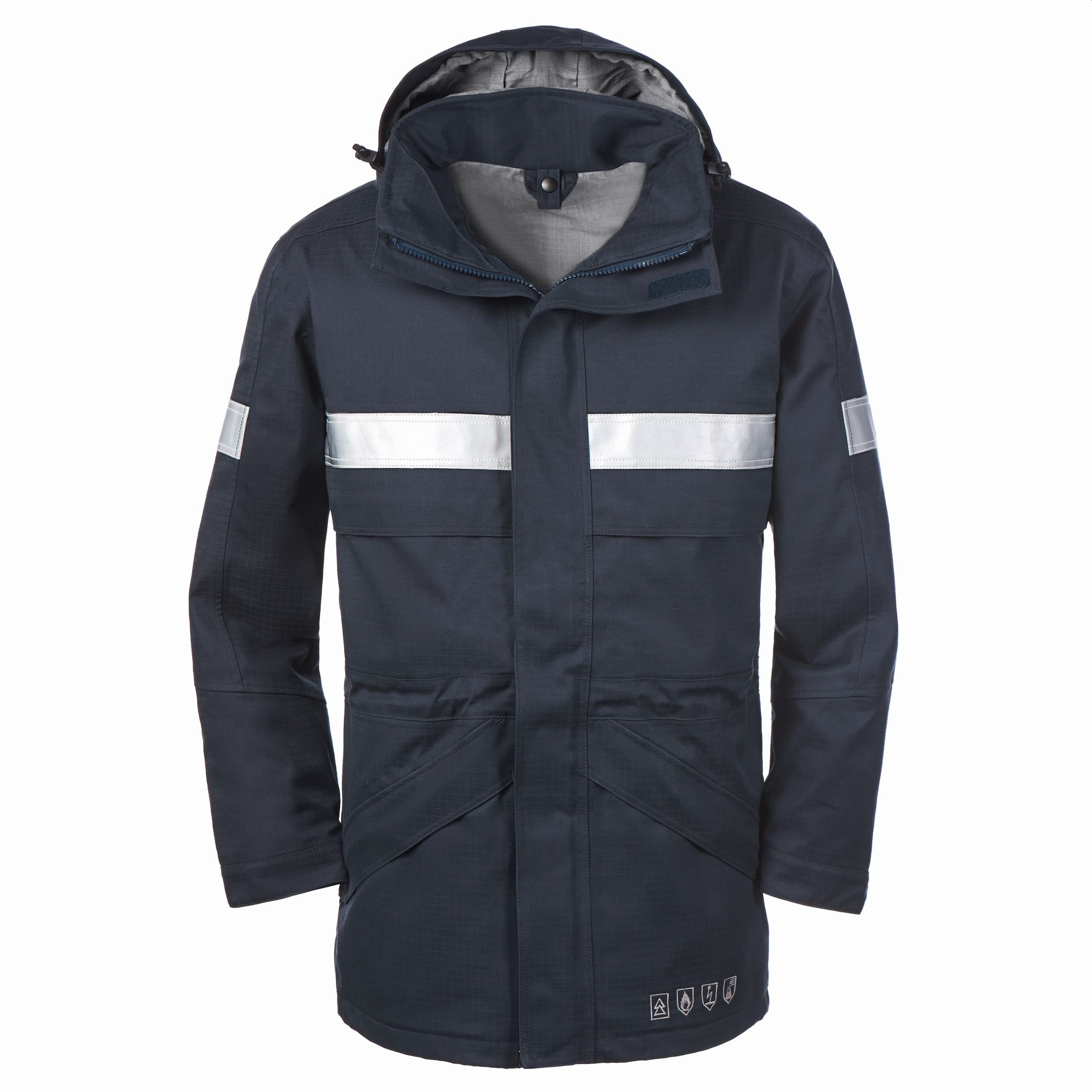 4PROTECT® Multinorm-Wetterschutz-Jacke OTTAWA in Navy – Vorderansicht