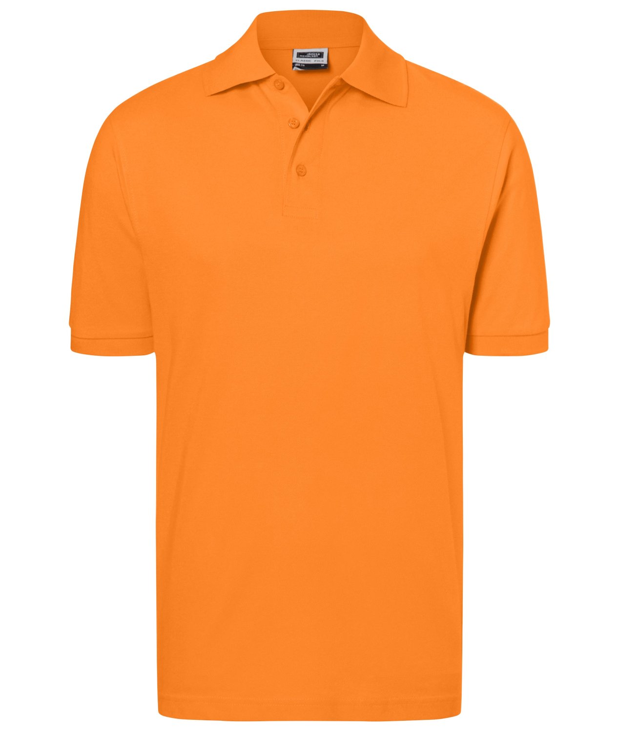 Daiber Classic Polo in Orange – Vorderansicht
