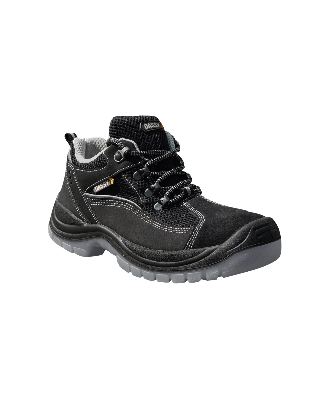 DASSY® Jupiter S1P in Schwarz – Vorderansicht