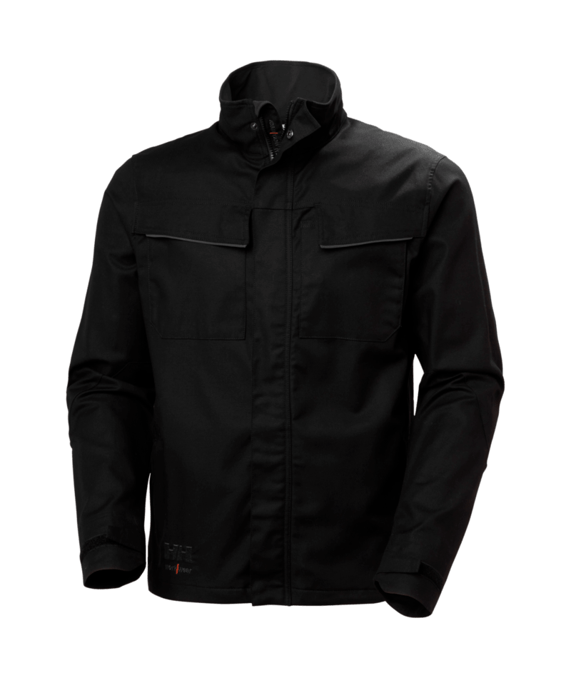 Helly Hansen Workwear OXFORD 2.0 WORK JACKET in Schwarz – Vorderansicht