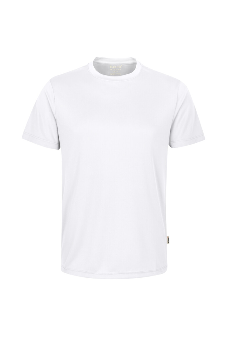 HAKRO 287 T-Shirt COOLMAX® ECO in Weiß – Vorderansicht