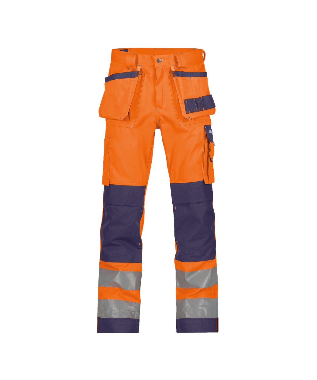DASSY® Glasgow in Neonorange/Dunkelblau – Vorderansicht