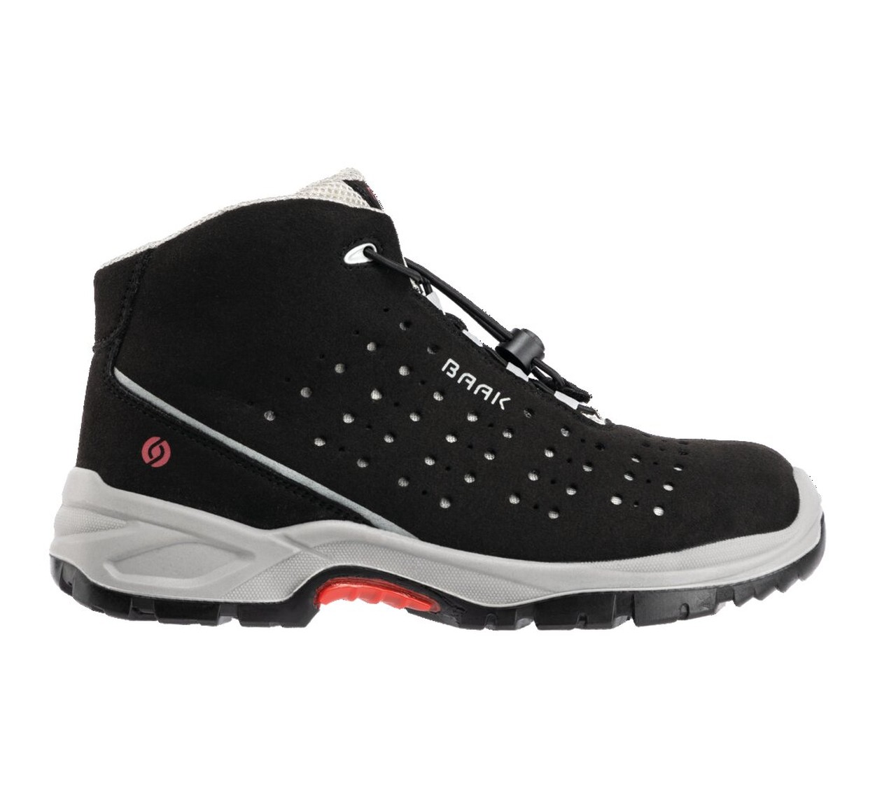 BAAK Stiefel S1P SRC ESD HENDRIK in Schwarz – Vorderansicht