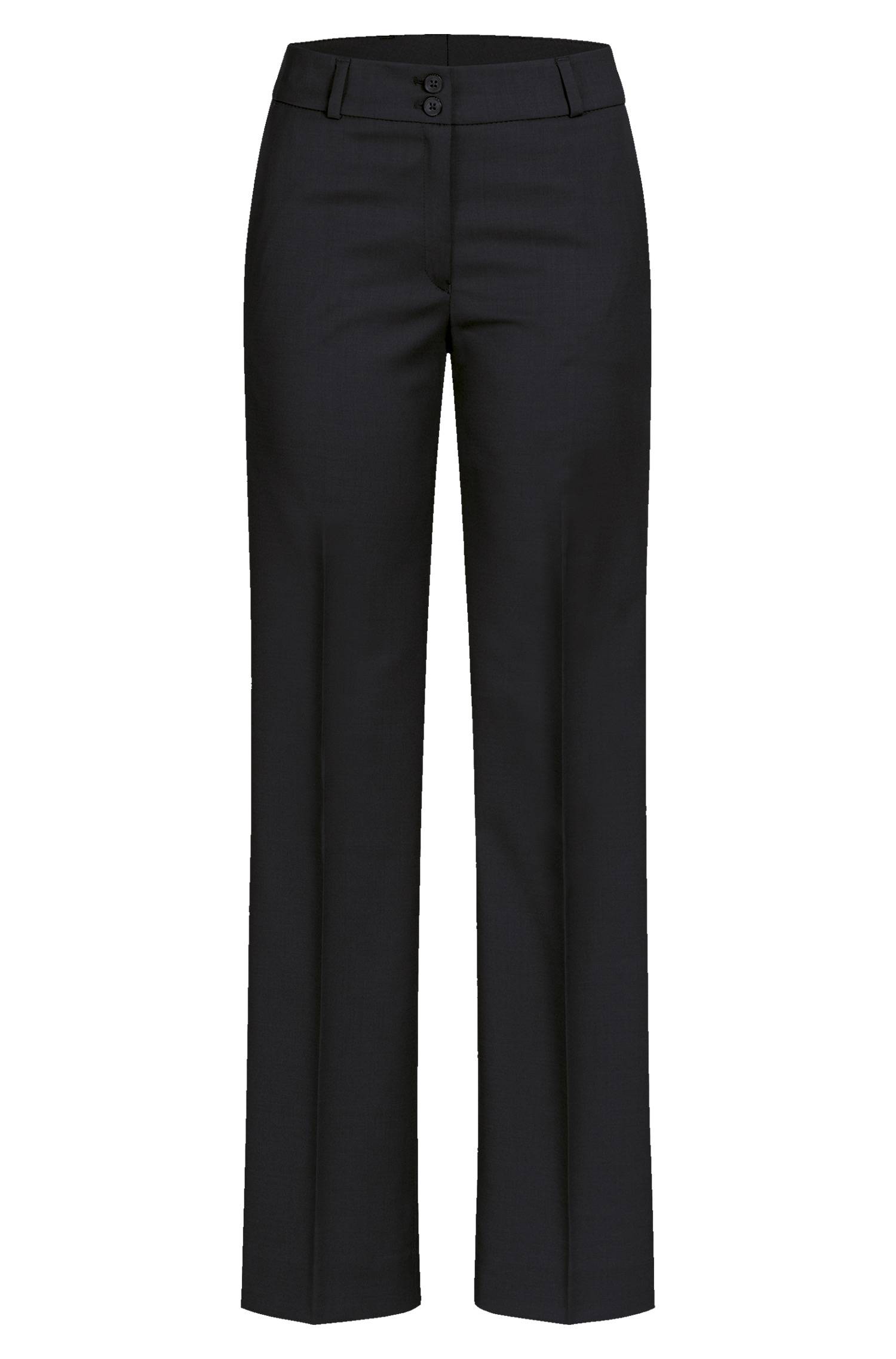 Greiff Damen-Hose RF Modern 37.5 in Schwarz – Vorderansicht