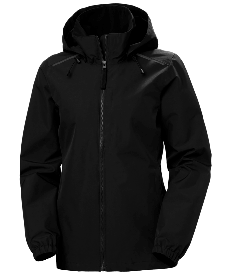 Helly Hansen Workwear W MANCHESTER 2.0 SHELL JACKET in Schwarz – Vorderansicht