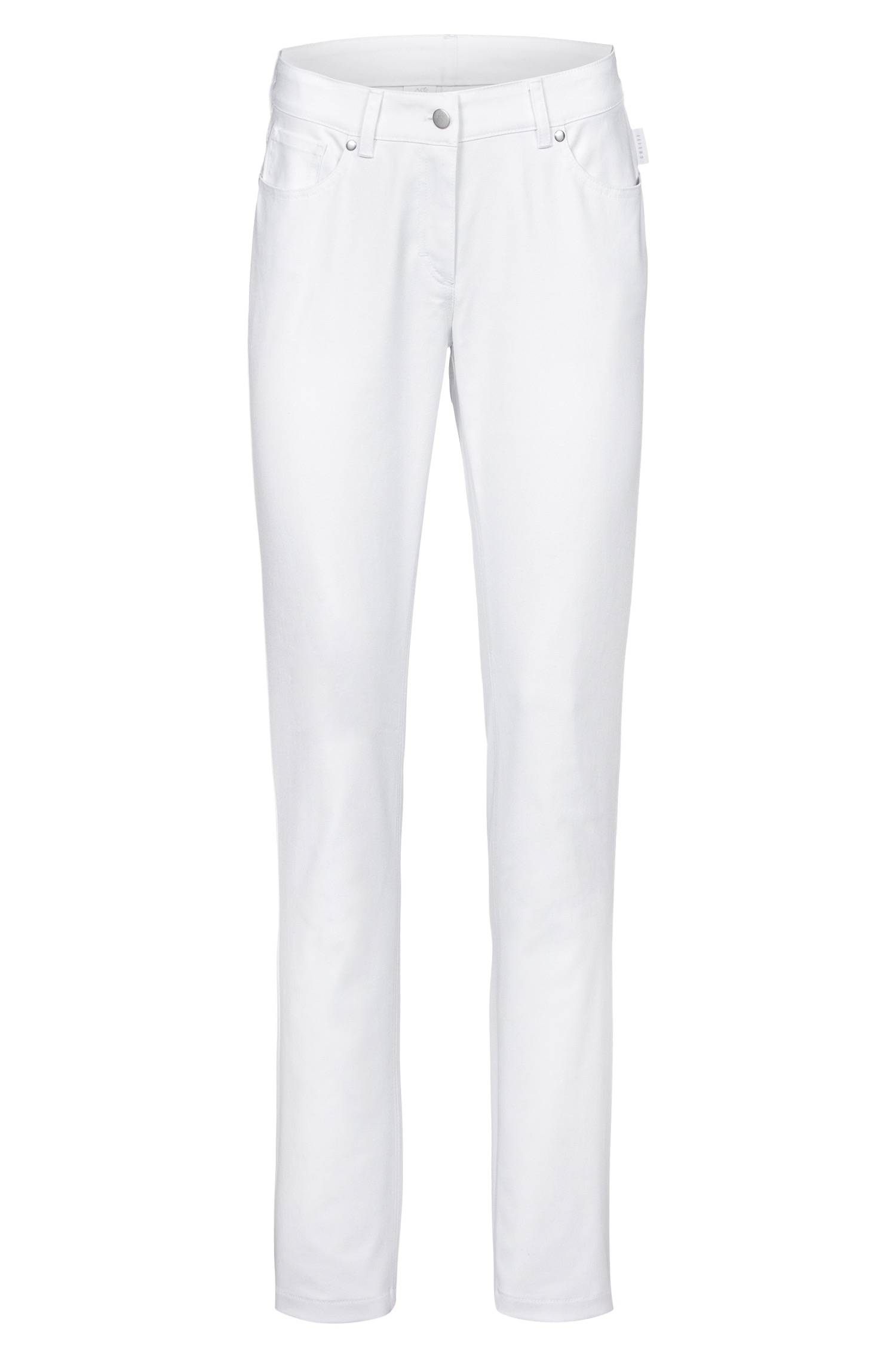 Greiff Damen-Jeans RF Care in Weiß – Vorderansicht