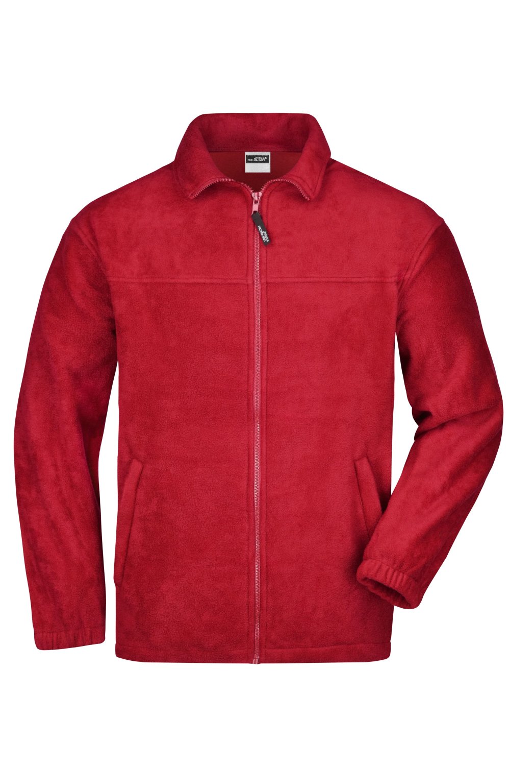 Daiber Full-Zip Fleece in Red – Vorderansicht