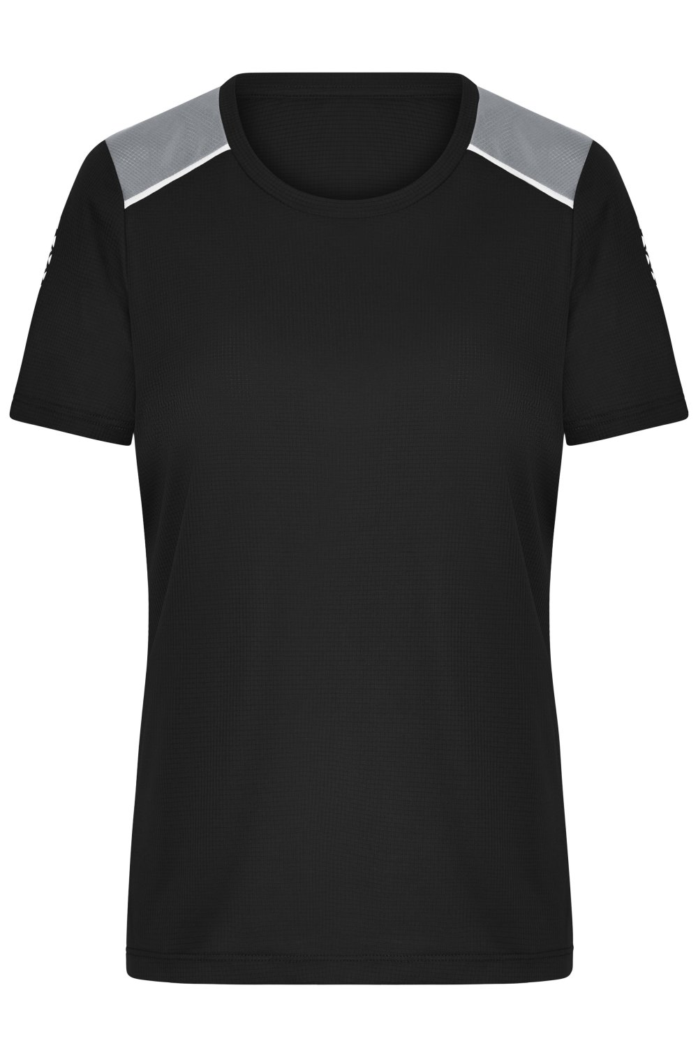 Daiber Ladies' Running T-Shirt GRS in Black – Vorderansicht