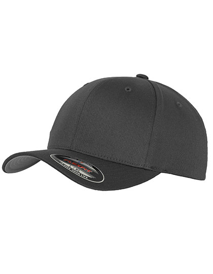 FLEXFIT Wooly Combed Cap in Dark Grey – Vorderansicht