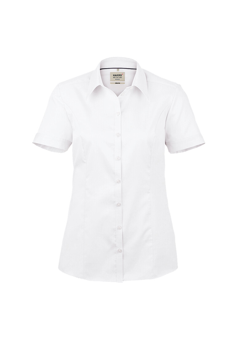 HAKRO 112 1/2-Arm Bluse Business in Weiß – Vorderansicht