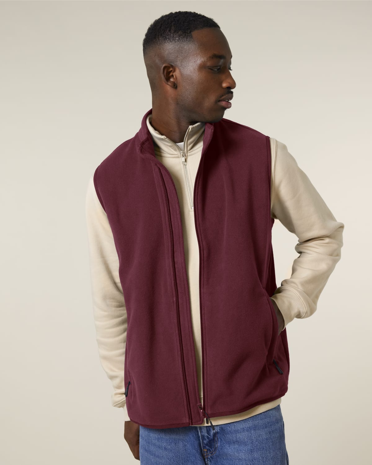 Stanley Stella Stanley Quester in Burgundy – Modellansicht