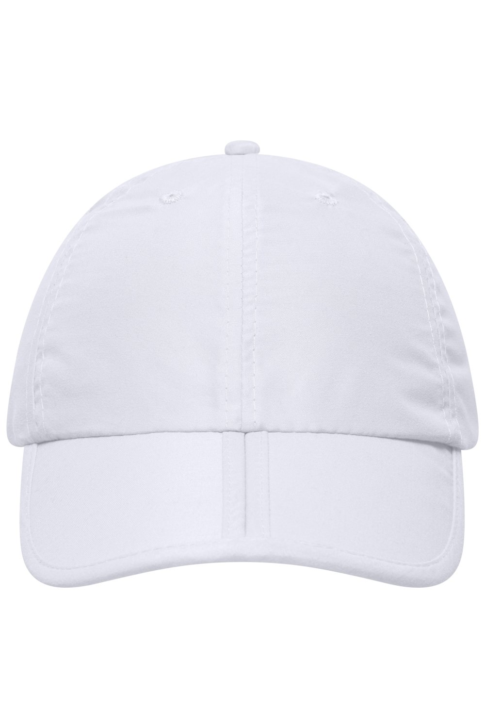 Daiber 6 Panel Pack-a-Cap in White – Vorderansicht