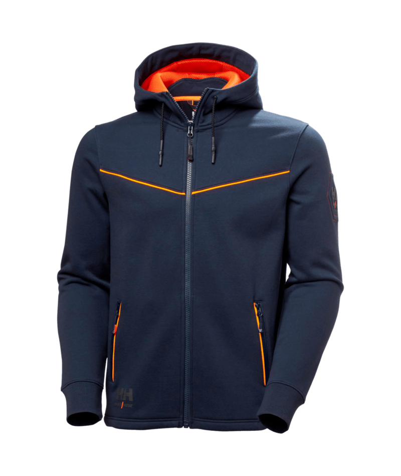 Helly Hansen Workwear CHELSEA EVO ZIP HOODIE in Marine – Vorderansicht
