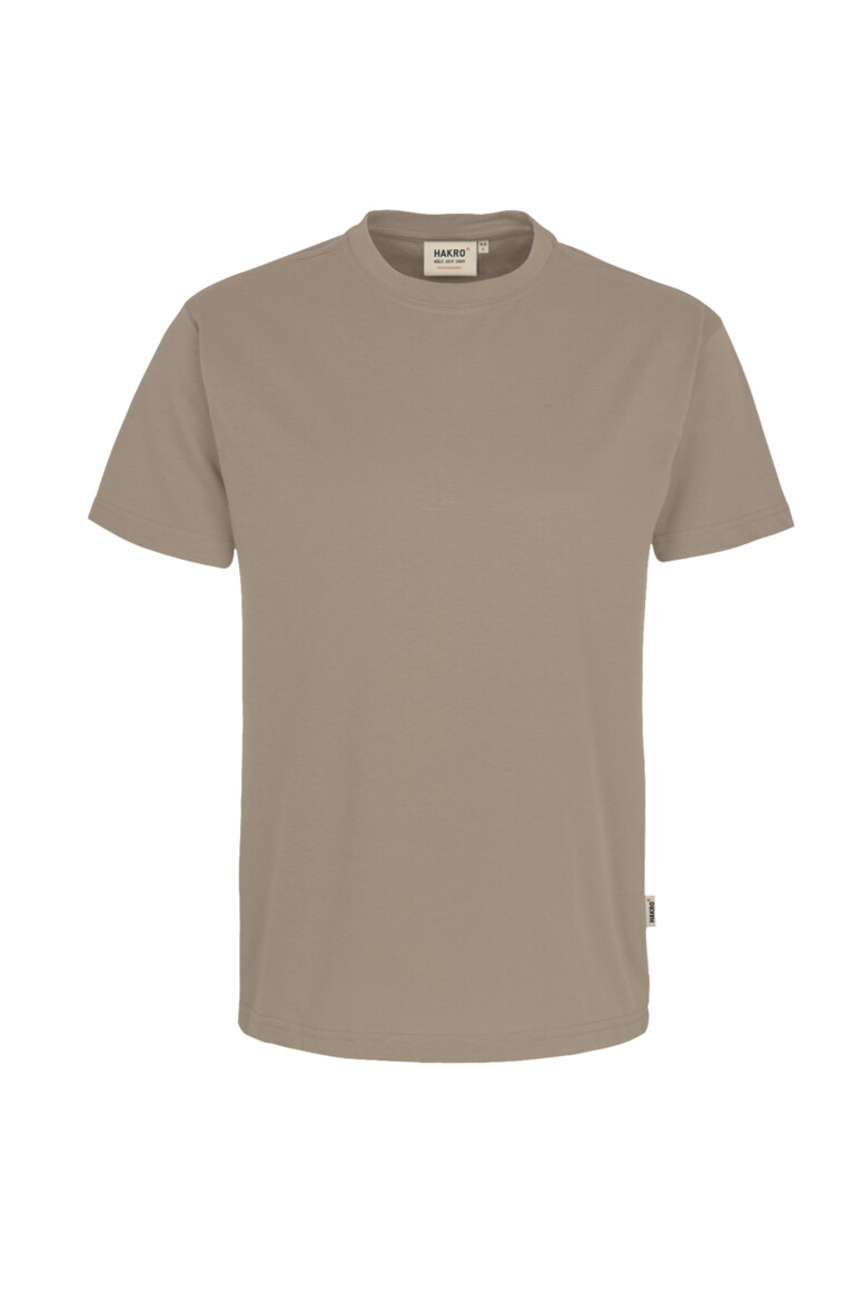 HAKRO 281 T-Shirt MIKRALINAR® in Khaki – Vorderansicht