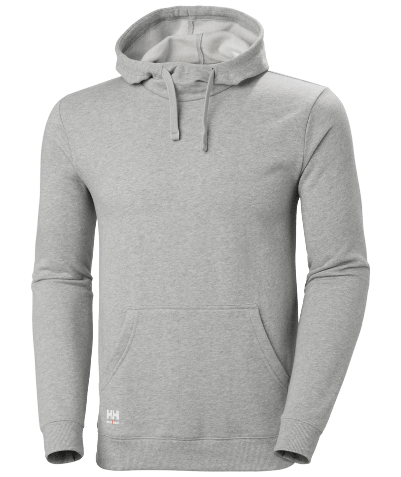Helly Hansen Workwear CLASSIC HOODIE in Grau Meliert – Vorderansicht