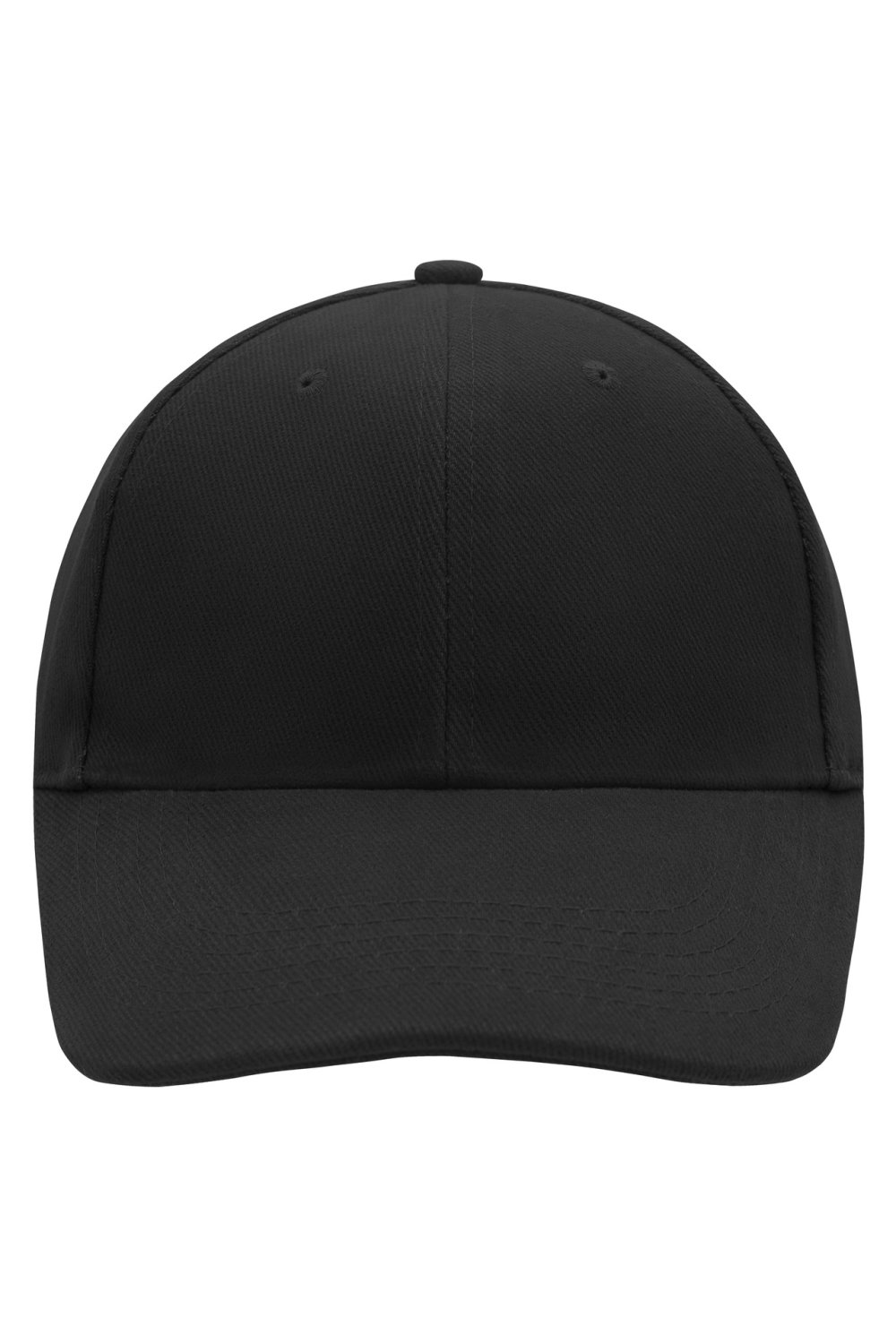 Daiber 6 Panel Cap Low-Profile in Black – Vorderansicht