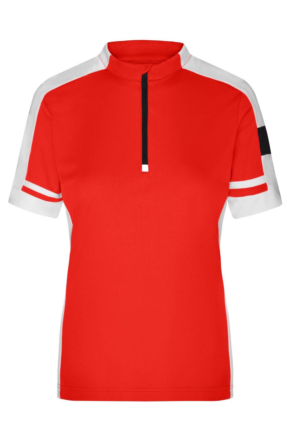 Daiber Ladies' Bike-T Half-Zip in Red – Vorderansicht