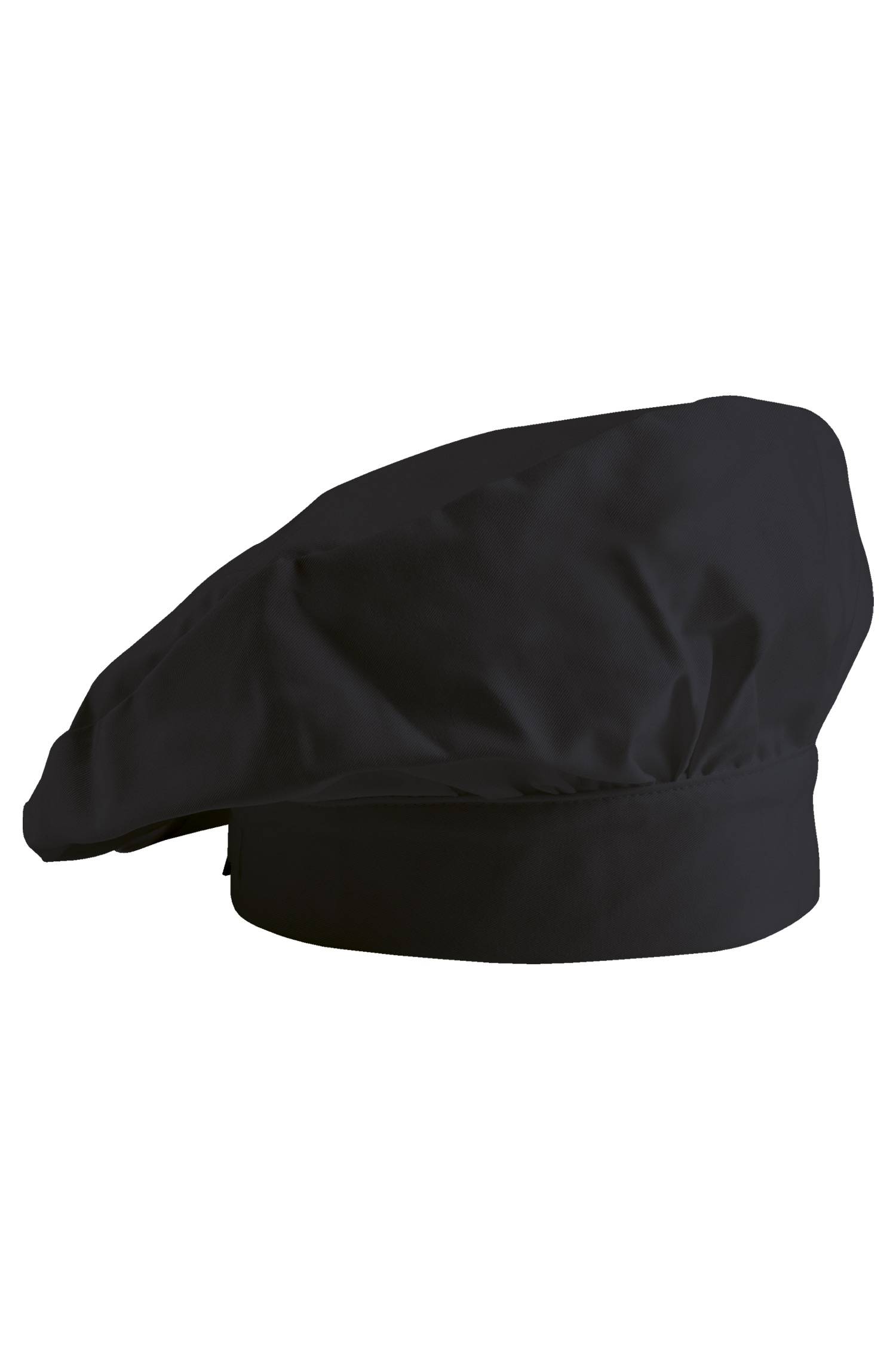 Greiff Französische Kochmütze 2er Pack in Schwarz – Vorderansicht