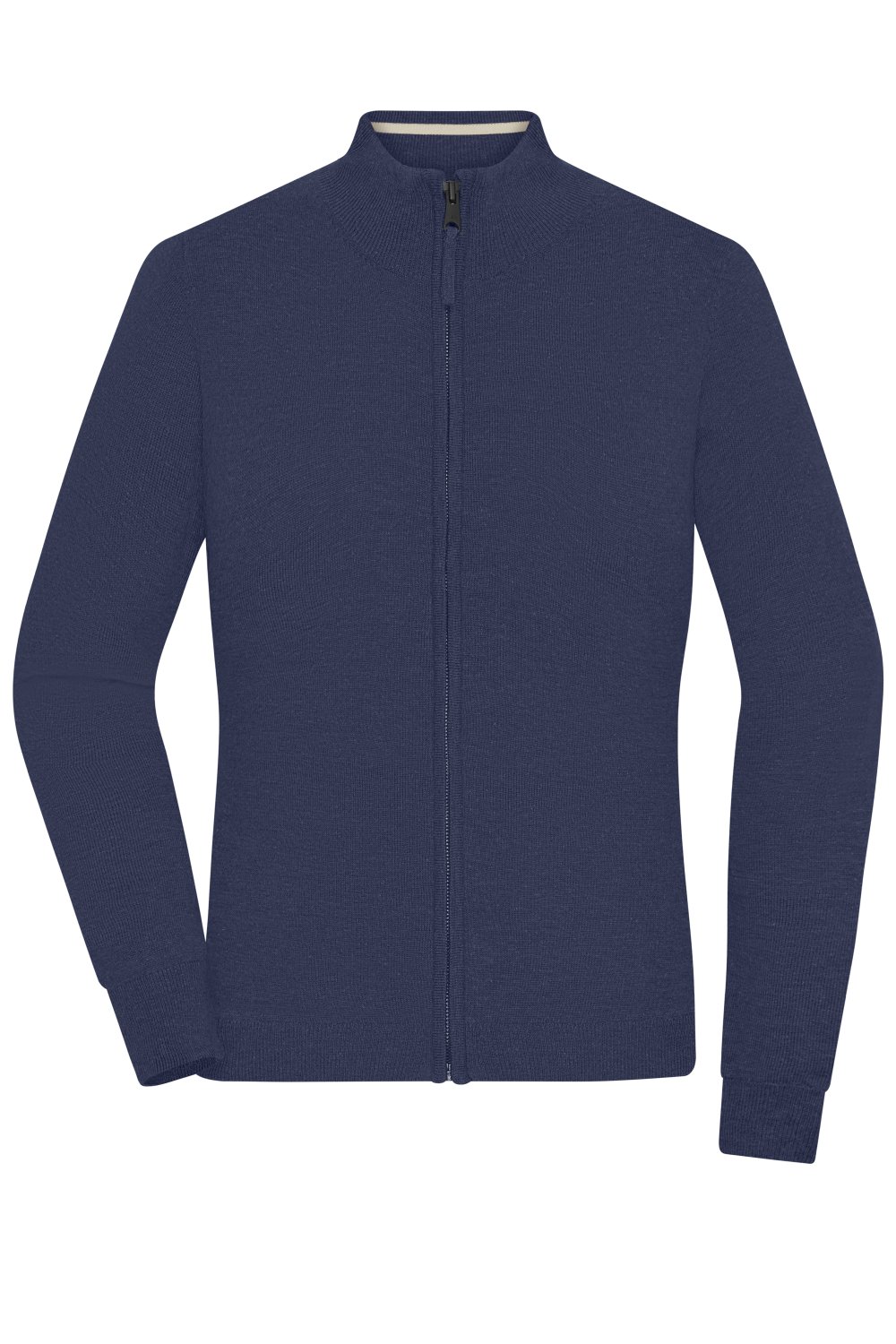 Daiber Ladies' Zip-Cardigan in Navy – Vorderansicht