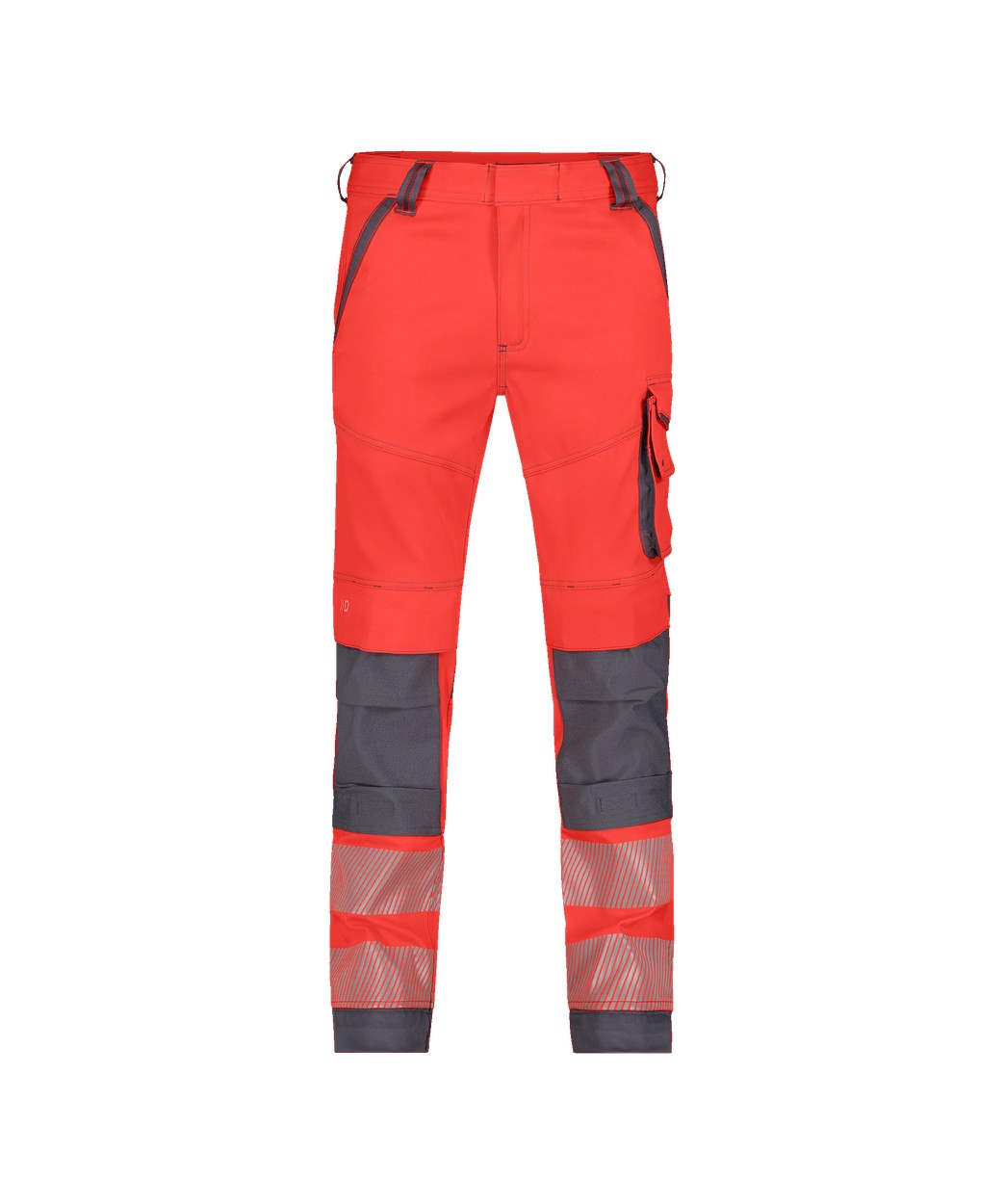 DASSY® Aruba in Neonrot/Zementgrau – Vorderansicht