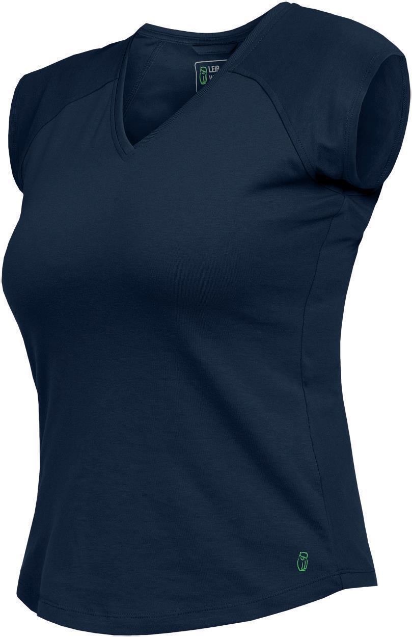 Leibwächter Damen T-Shirt "Lisa" Flex Line in Marine – Vorderansicht