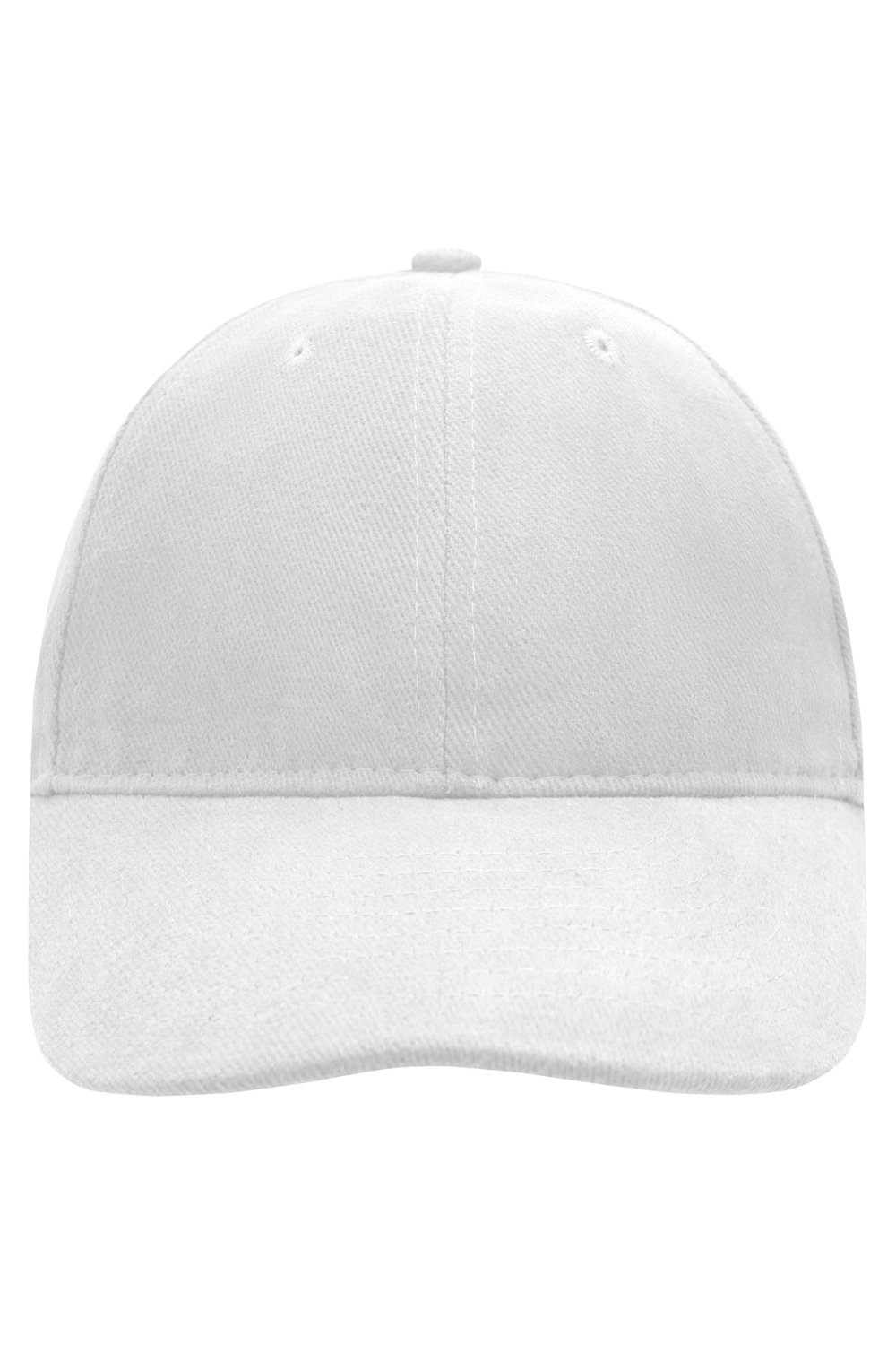 Daiber 6 Panel Softlining Raver Cap in White – Vorderansicht
