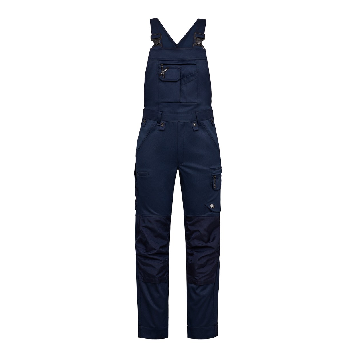 ENGEL X-treme 3363-314 Latzhose mit Stretch in Blue Ink – Vorderansicht