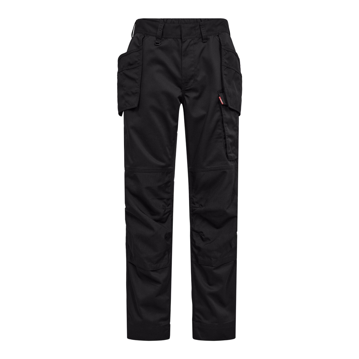 ENGEL Extend 2873-323 Arbeitshose mit Holstertaschen in Schwarz – Vorderansicht