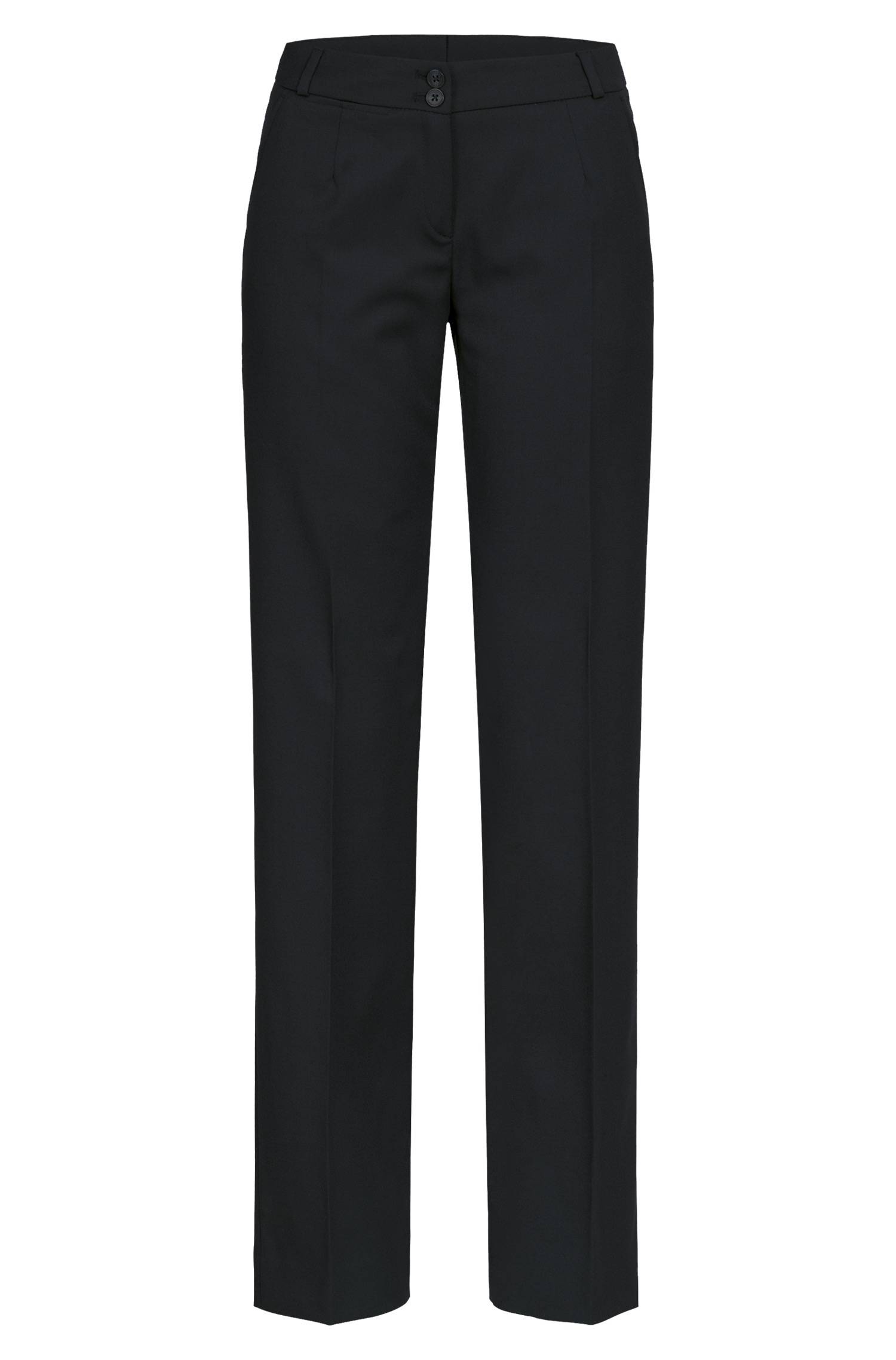Greiff Damen-Hose RF Basic in Schwarz – Vorderansicht