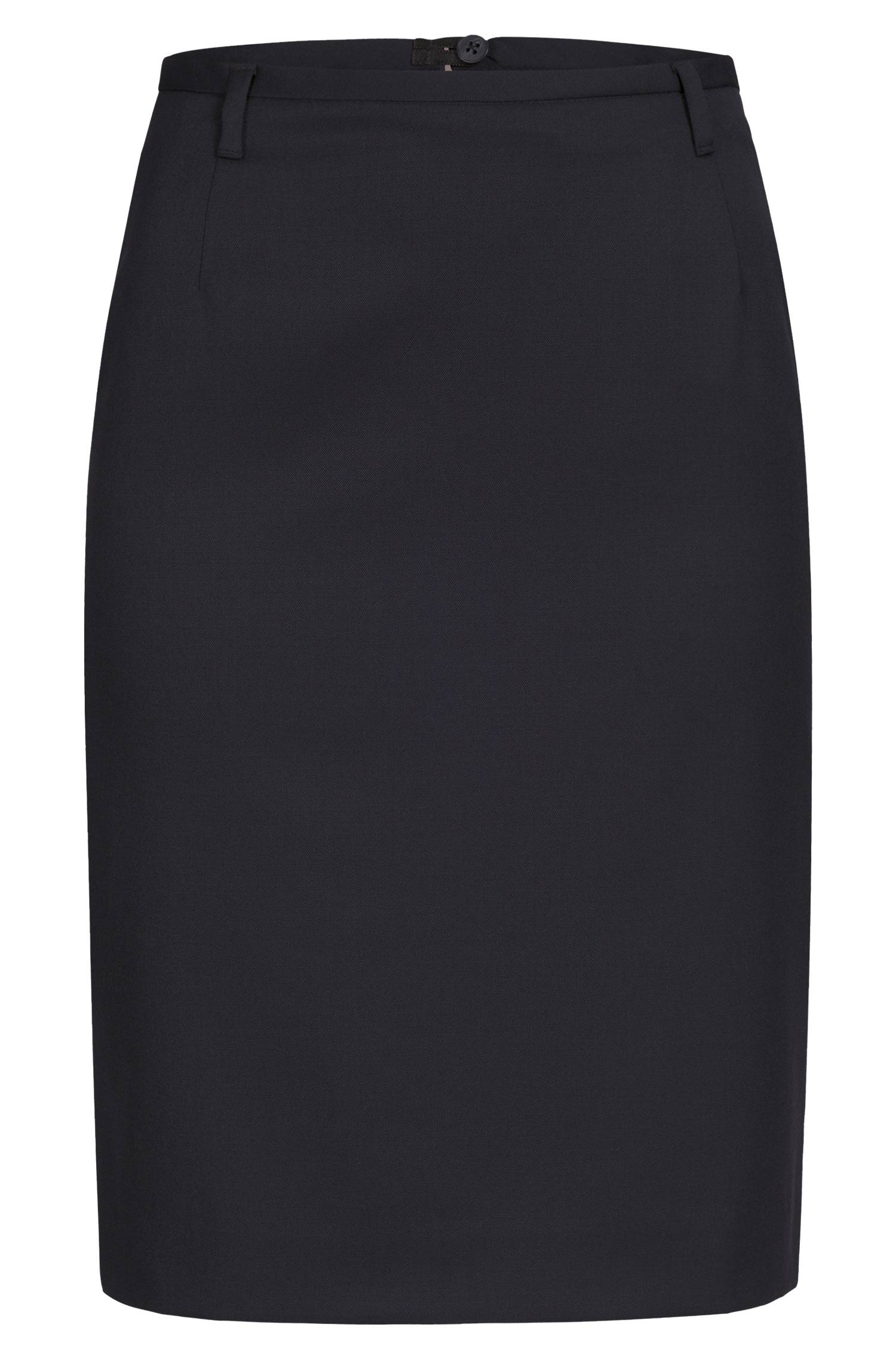 Greiff Damen-Stiftrock RF Basic in Schwarz – Vorderansicht