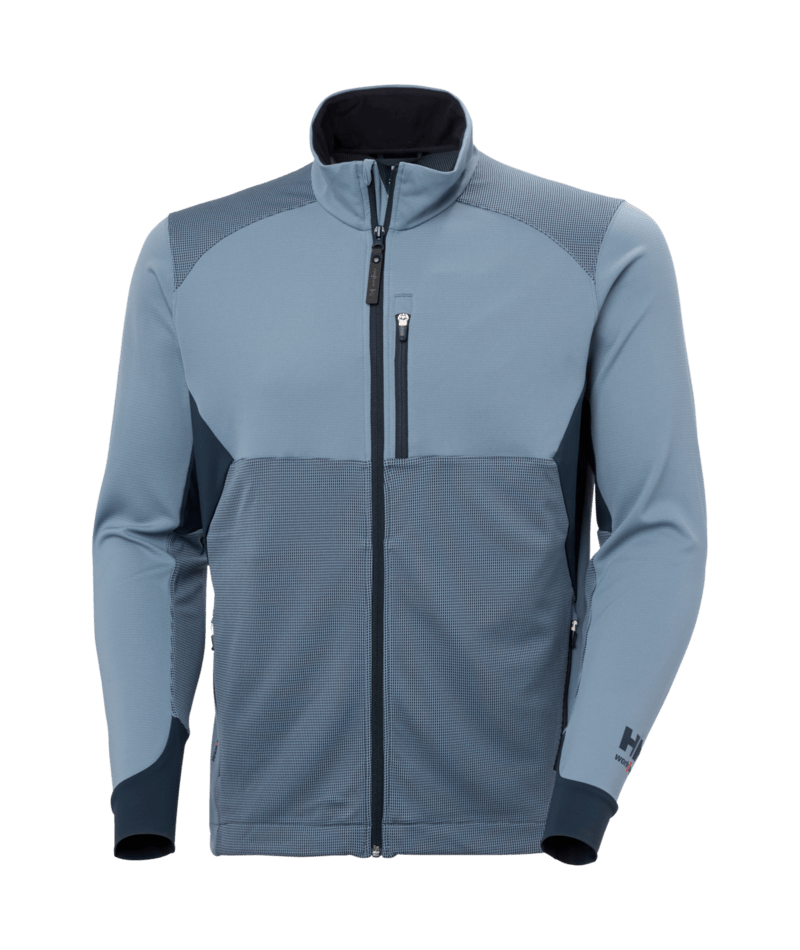 Helly Hansen Workwear TECH ACTIVE MIDLAYER in Washed Marine/Marine – Vorderansicht