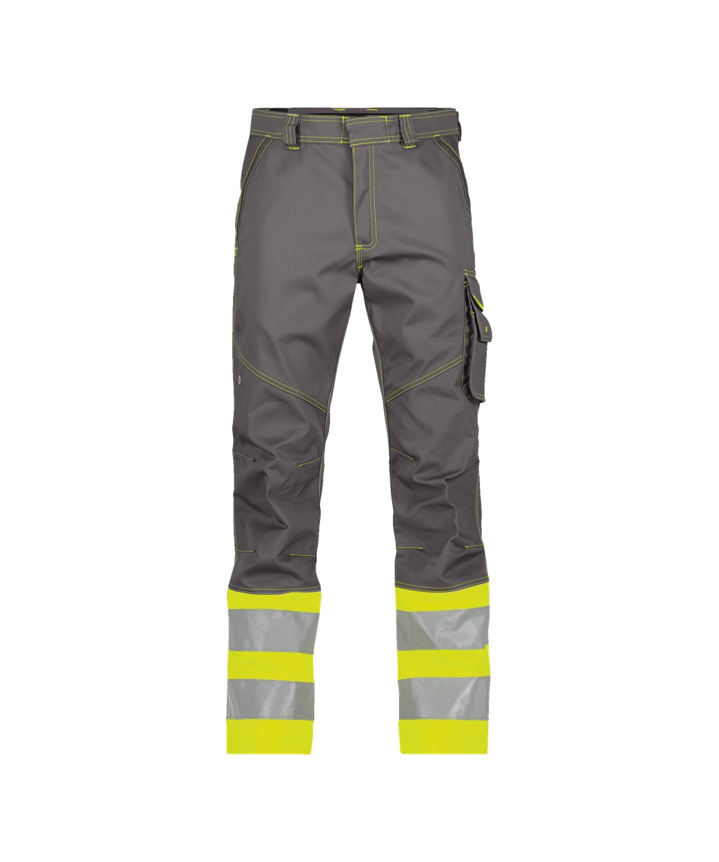 DASSY® Phoenix in Zementgrau/Neongelb – Vorderansicht