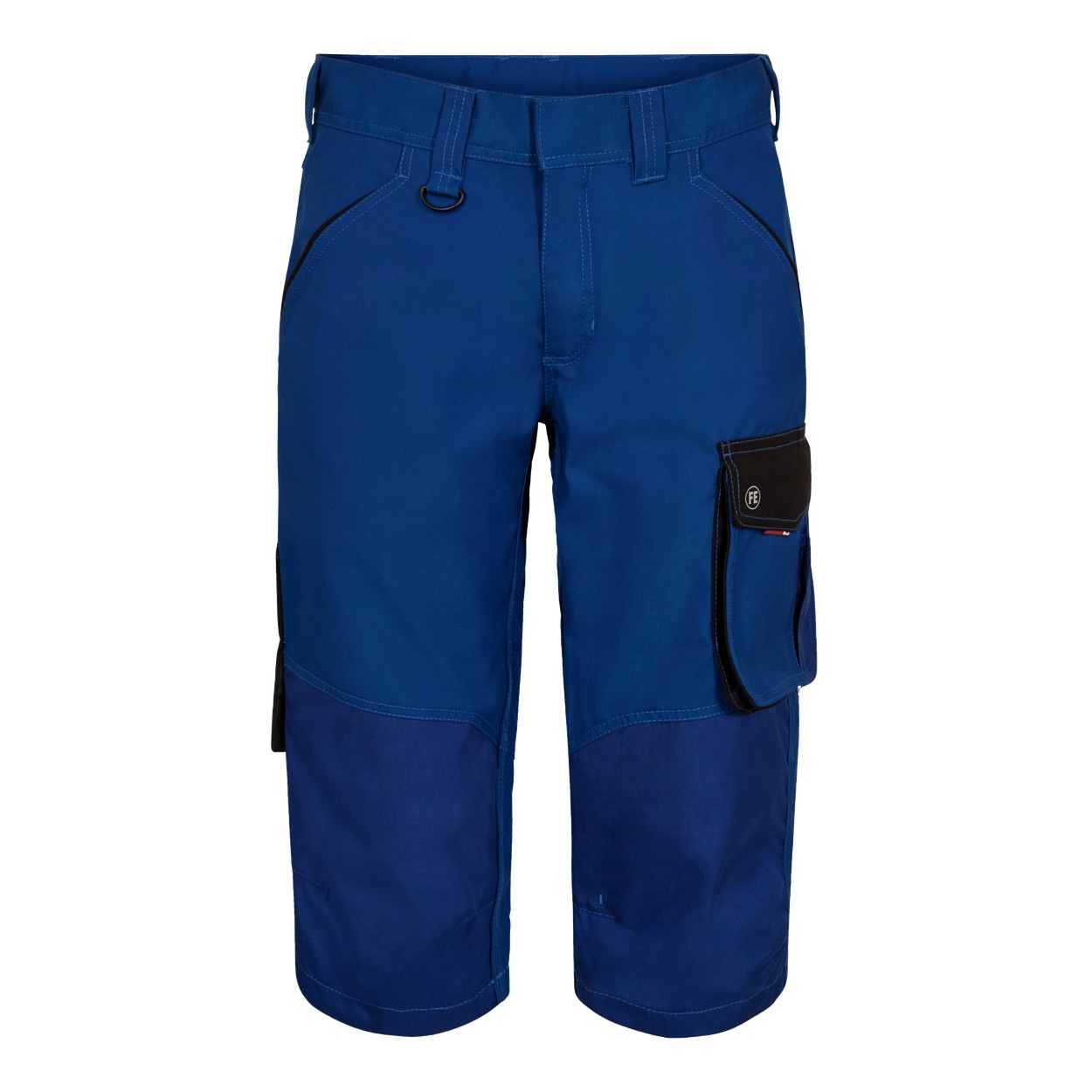 ENGEL Galaxy 6812-254 3/4-Hose in Surfer Blue/Schwarz – Vorderansicht