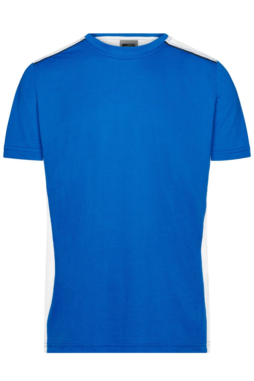 Daiber Men's Workwear T-Shirt - COLOR - in Royal/White – Vorderansicht