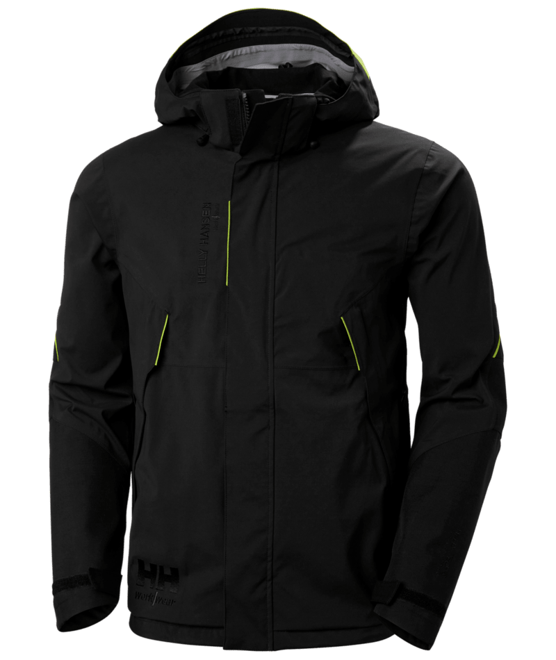 Helly Hansen Workwear MAGNI EVO SHELL JACKET in Schwarz – Vorderansicht