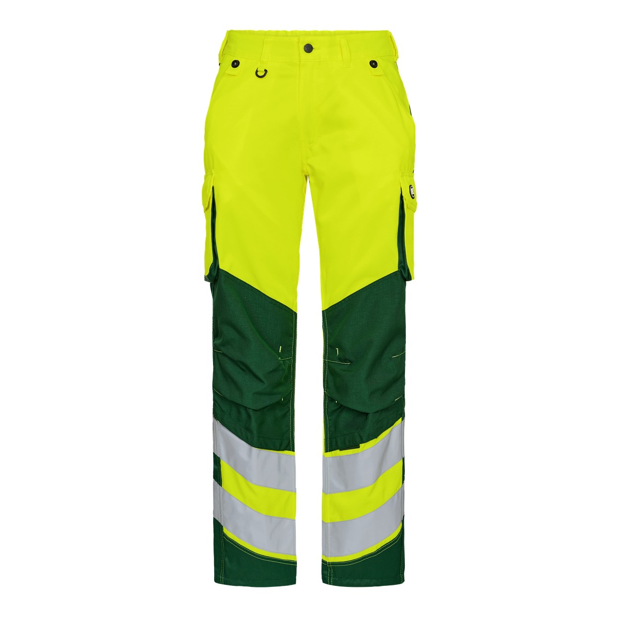 ENGEL Safety 2545-319 Light Arbeitshose in Gelb/Grün – Vorderansicht