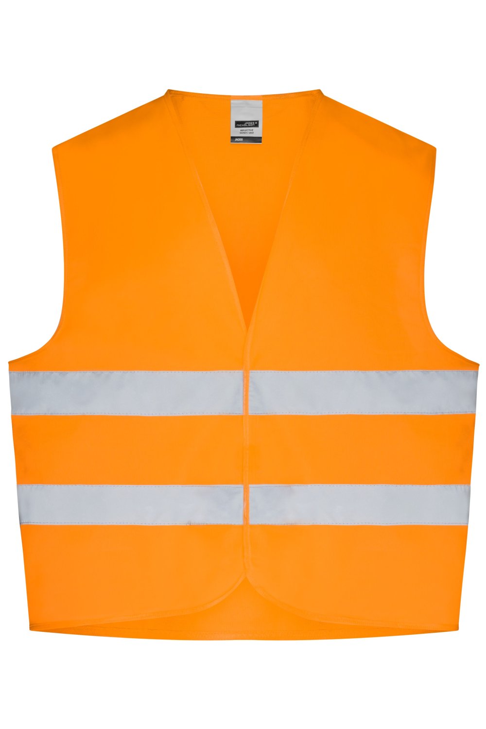 Daiber Safety Vest in Fluorescent-Orange – Vorderansicht