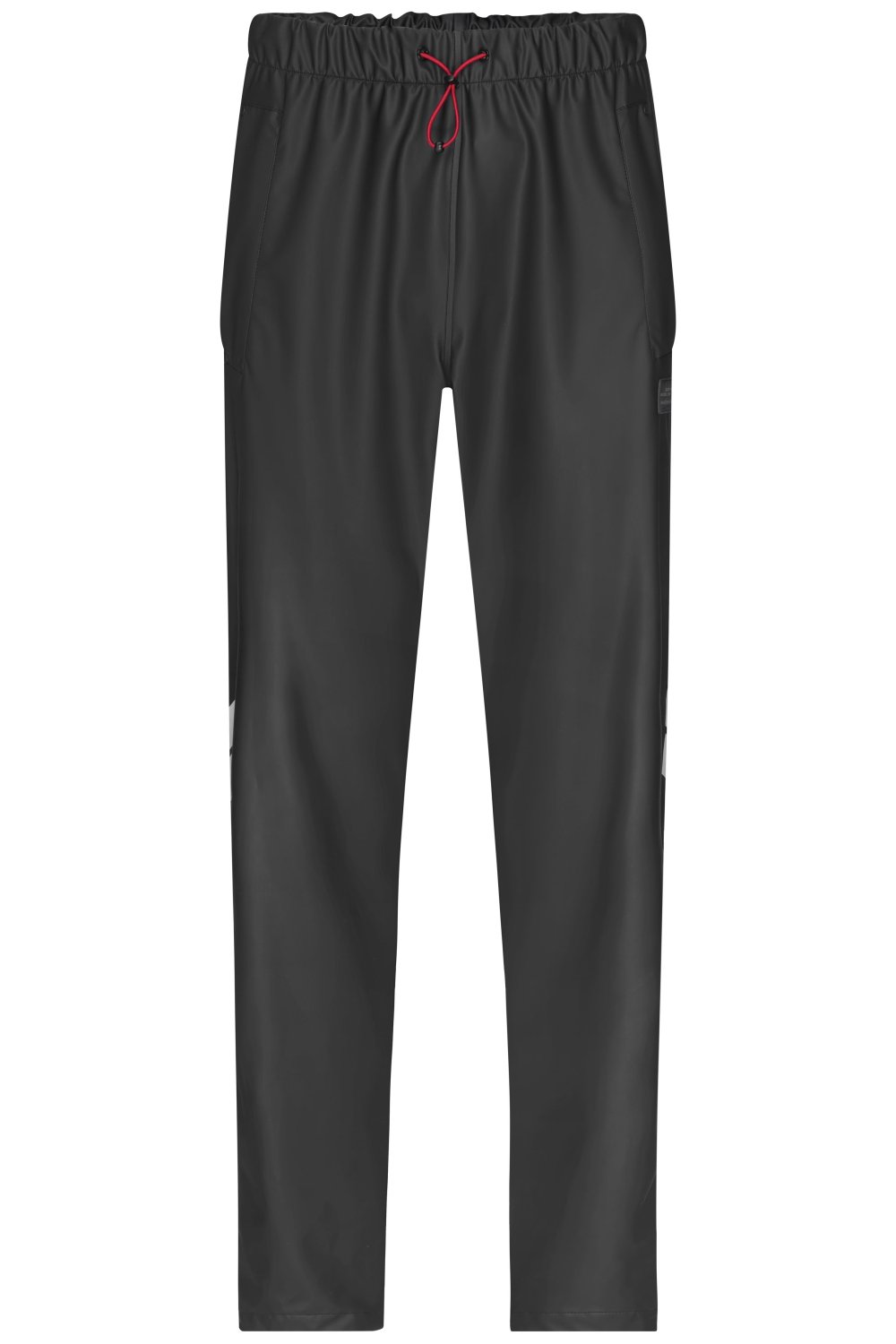 Daiber Worker Rain-Pants in Black – Vorderansicht
