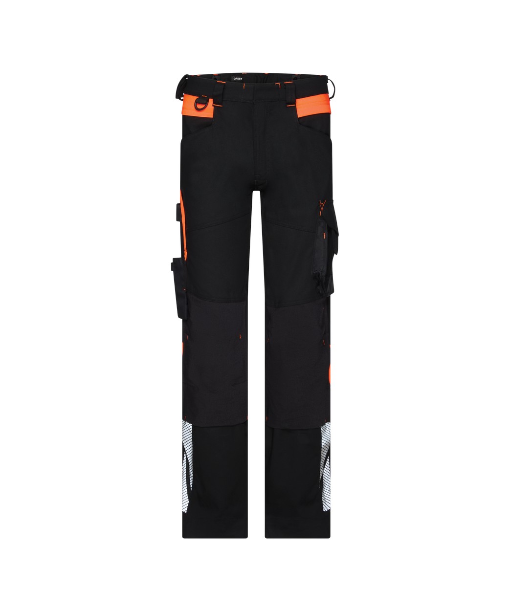 DASSY® Canton in Schwarz/Fluo Orange – Vorderansicht