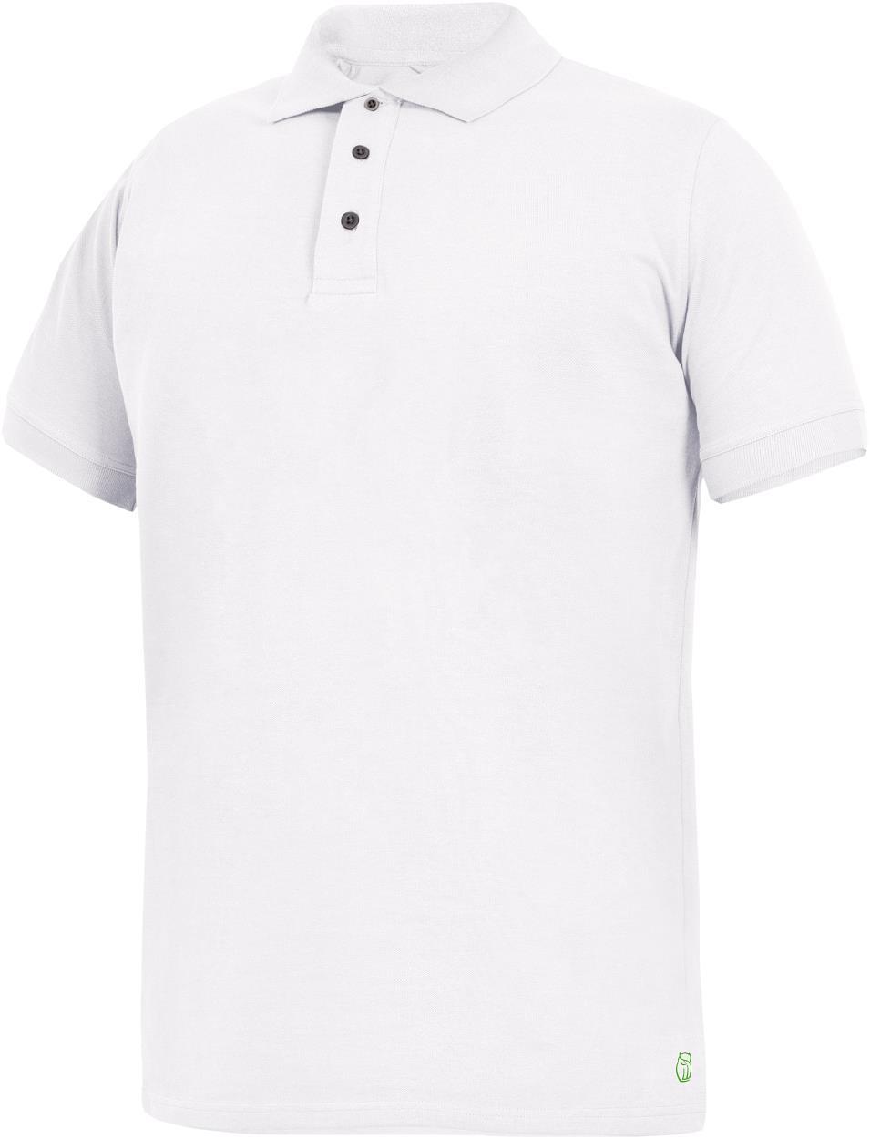 Leibwächter Polo-Shirt Andi LWU Classic Line in Weiß – Vorderansicht