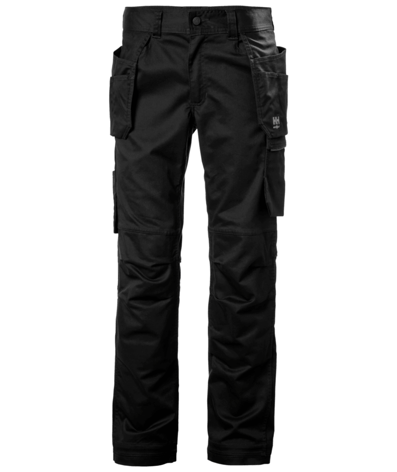 Helly Hansen Workwear MANCHESTER CONS PANT in Schwarz – Vorderansicht