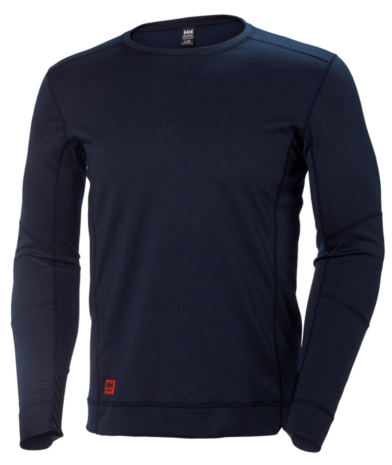 Helly Hansen Workwear HH LIFA MAX CREWNECK in Marine – Vorderansicht