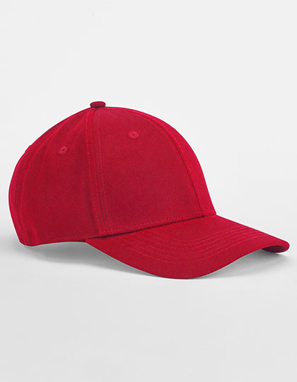 Beechfield EarthAware® Classic Organic Cotton 6 Panel Cap in Classic Red – Vorderansicht