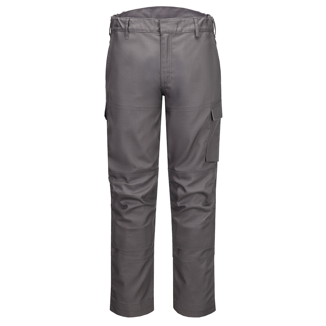 Portwest Bizflame Industry FR Trousers in Grau – Vorderansicht