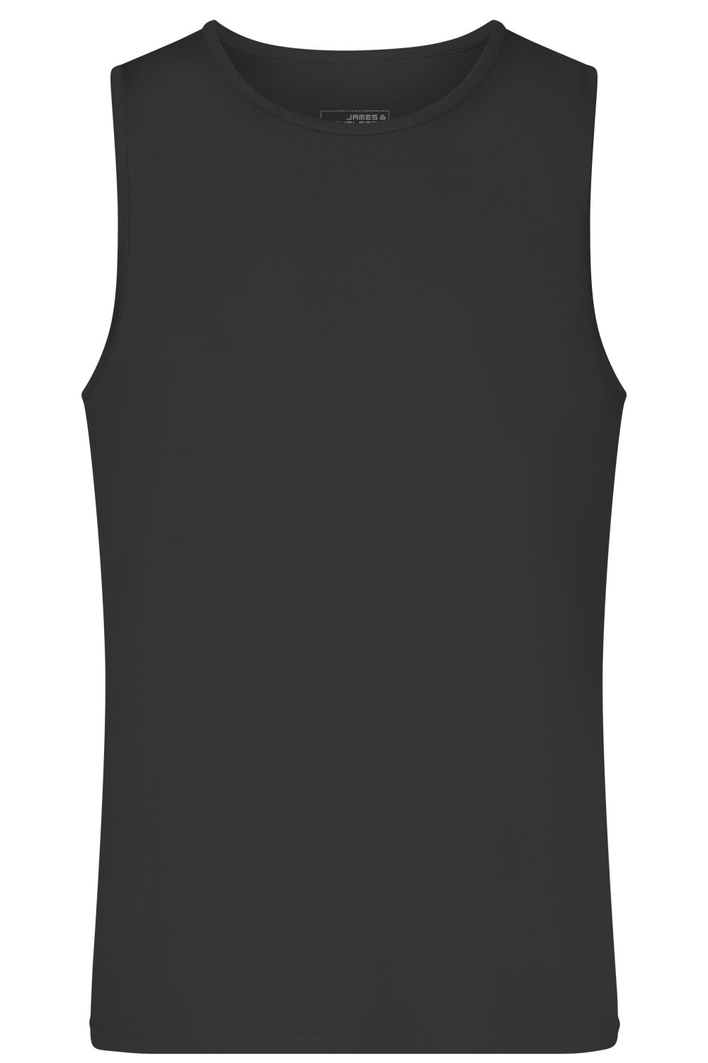 Daiber Men's Active Tanktop in Black – Vorderansicht