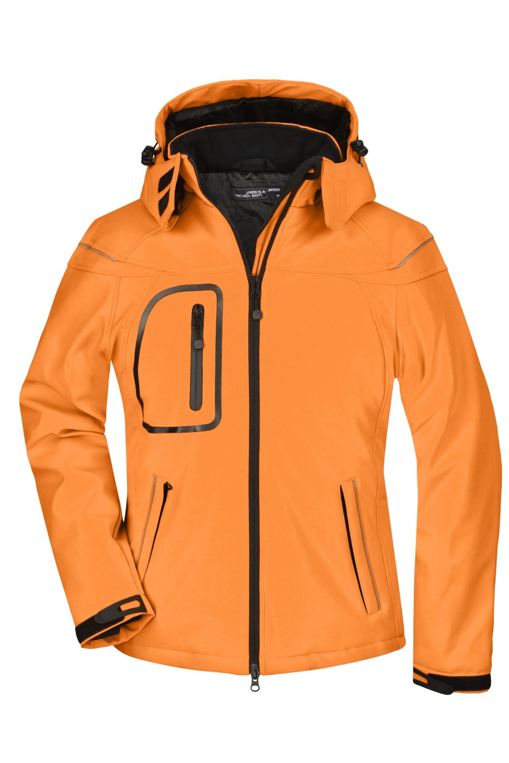 Daiber Ladies' Winter Softshell Jacket in Orange – Vorderansicht