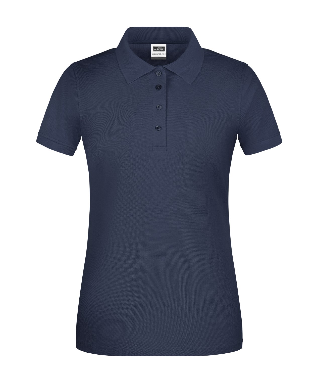 Daiber Ladies' ORGANIC Workwear Polo OCS Blended in Navy – Vorderansicht