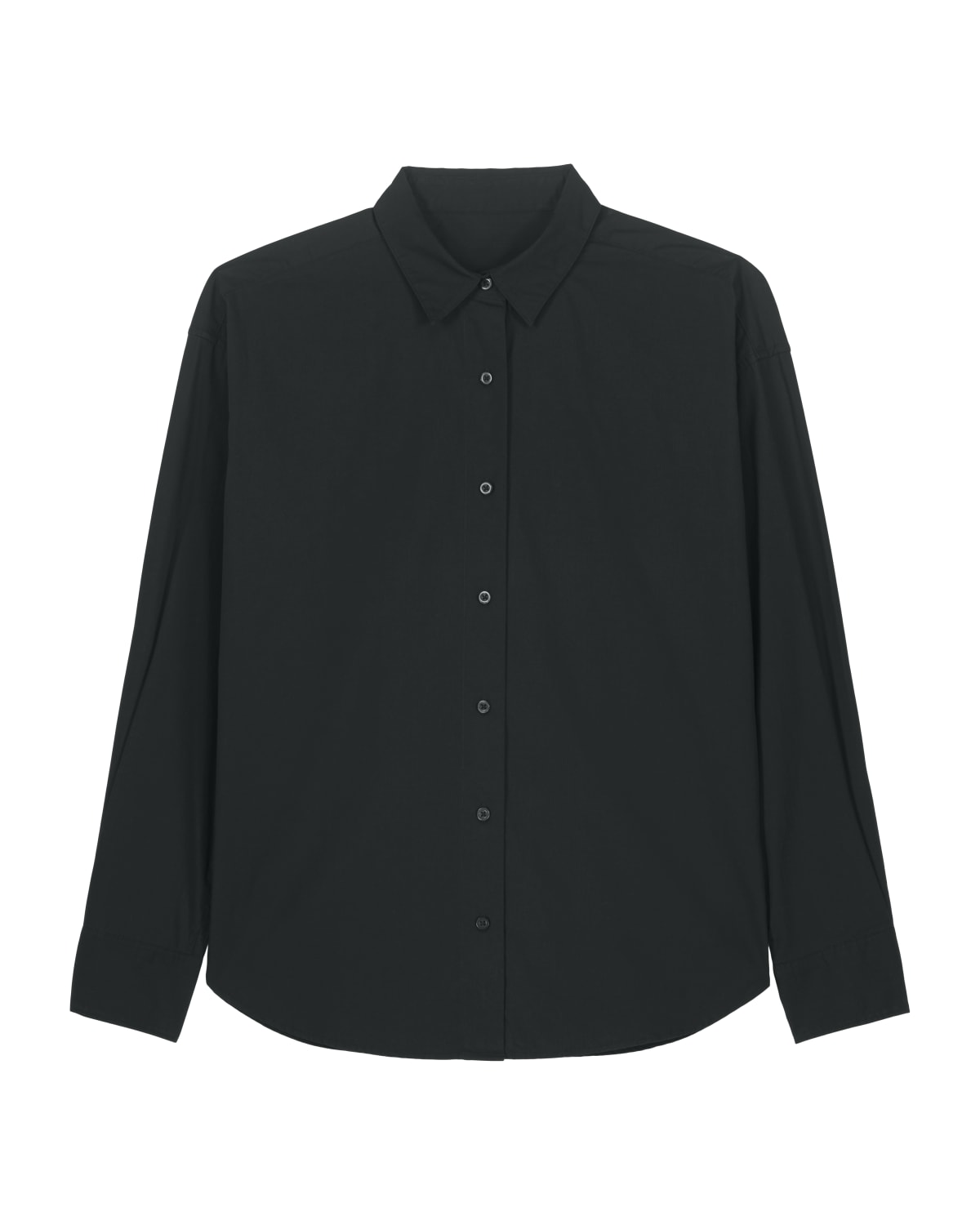 Stanley Stella Stanley Styler Shirt in Black – Vorderansicht